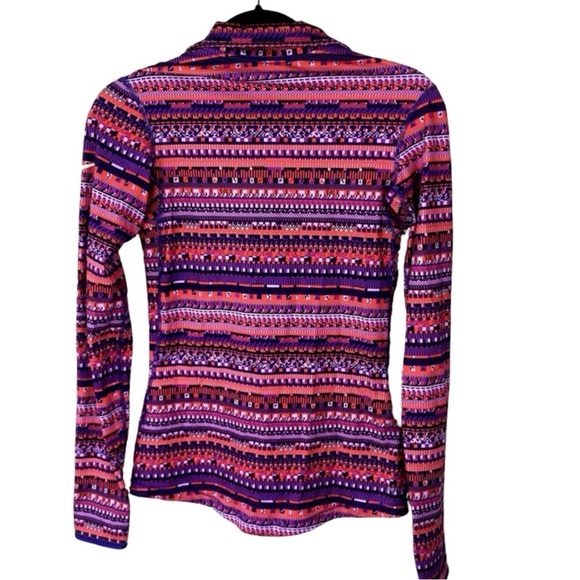 Nike Pro Dri-FIT Purple and Red Pullover 1/2 Zip Sz S - Picture 3 of 12